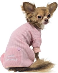 Doggie Design Sweet Dreams Thermal Dog Pajamas, Pink, XX-Large slide 2 of 4