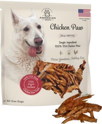 American Paws Dehydrated Chicken Feet Dog Treats, 3-lb bag slide 1 of 7
