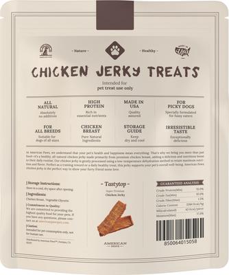 Show full view: American Paws Chicken Breast Jerky Dog Treats, 2-lb bag slide 5 of 8