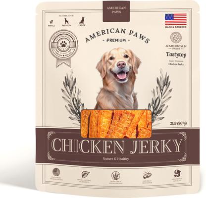 Show full view: American Paws Chicken Breast Jerky Dog Treats, 2-lb bag slide 3 of 8