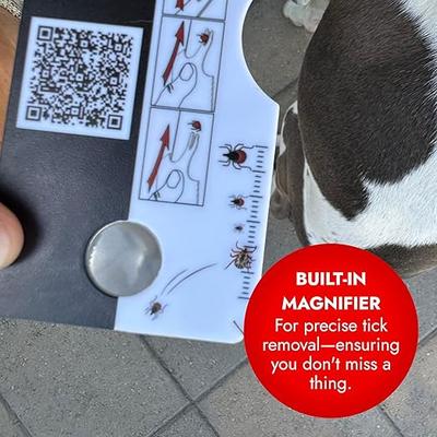 Show full view: PetVet Medic Card Tick Remover for Dogs, 6 x 4 x 0.25-in, 3 count slide 4 of 5
