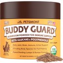 Petsmont Buddy Guard Mushroom Powder Immune Support Supplement for Dogs & Cats, 2.12-oz