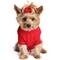 Show in main carousel: Doggie Design Combed Cotton Cable Knit Solid Dog Sweater, Fiery Red, Medium slide 3 of 4