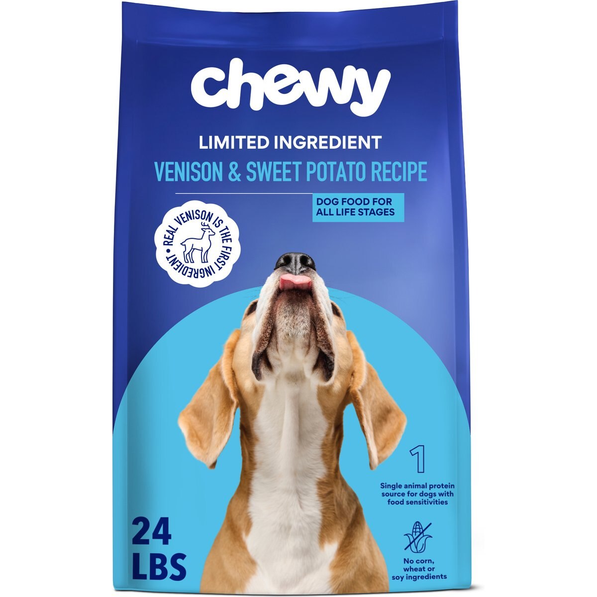 Chewy Made Limited Ingredient Venison & Sweet Potato Recipe Grain-Free Dry Dog Food (FORMERLY AMERICAN JOURNEY), 24-lb bag