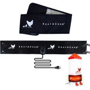 RentACoop SM Thermo Bucket Belt Heated Strap with Insulated Wrap for Waterers