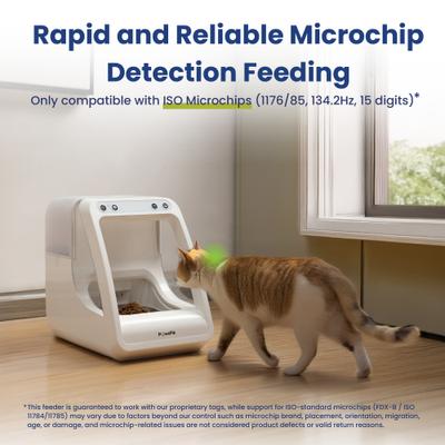 Show full view: PawsPik Automatic Microchip RFID Cat Feeder, 16-cup slide 3 of 13