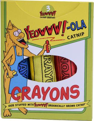 Show full view: Yeowww! ola Crayons Cat Toy, Assorted Colors slide 3 of 4