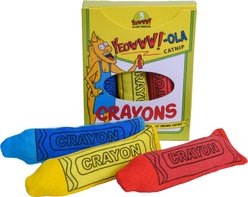 Yeowww! ola Crayons Cat Toy, Assorted Colors