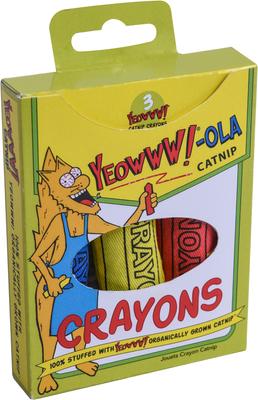 Show full view: Yeowww! ola Crayons Cat Toy, Assorted Colors slide 2 of 4