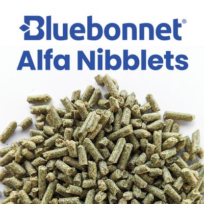 Show full view: Bluebonnet Feeds Alfalfa Nibblets Pelleted Forage Horse Feed, 50-lb bag slide 3 of 6