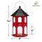 Show in main carousel: Kingsyard Outdoor Metal Hanging Wild Bird Feeder with Circular Perch, Red slide 2 of 6