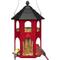 Show in main carousel: Kingsyard Outdoor Metal Hanging Wild Bird Feeder with Circular Perch, Red slide 1 of 6