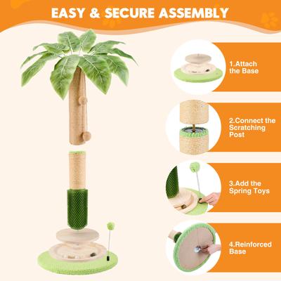 Show full view: HOMAGICO 40-in Cat Scratcher with Sisal Rope slide 7 of 7