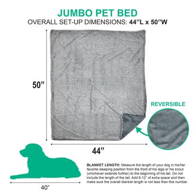 Show full view: SP Dog & Cat Blanket, Grey, Jumbo slide 3 of 10