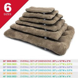 SportPet Designs Waterproof Plush Dog Bed, 33-in slide 2 of 7