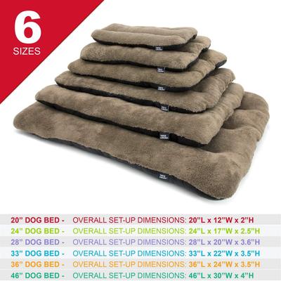 Show full view: SP Waterproof Plush Dog Bed, 33-in slide 5 of 8