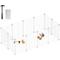 Show in main carousel: FEANDREA DIY Fence Enclosure Smallpet Playpen, White, 48.4 x 24.8 x 16.1-in slide 1 of 8