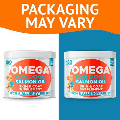 Show full view: GoodGrowlies Allergy Relief & Itch Relief with Omega 3 Skin & Coat with Alaskan Fish Oil Chew Supplement for Dogs, 180 count slide 7 of 11