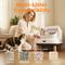 Show in main carousel: Aoruefar Open-Top Advanced Odor Control Self Cleaning Scandinavian Inspired Cat Litter Box with Liners & Mat slide 9 of 9