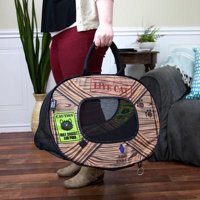 Show full view: SportPet Designs Pop Open Cat Carrier, Brown slide 5 of 8