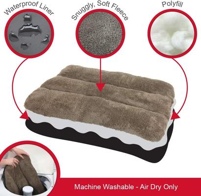 Show full view: SP Waterproof Plush Dog Bed, 36.5-in slide 5 of 9