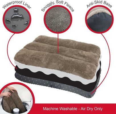Show full view: SP Waterproof Plush Dog Bed, 33-in slide 3 of 8