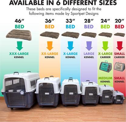 Show full view: SP Waterproof Plush Dog Bed, 33-in slide 6 of 8