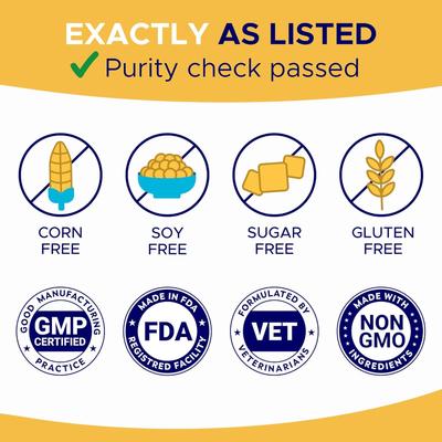 Show full view: GoodGrowlies Allergy & Itch Relief Salmon Flavored Skin & Coat Chews Supplement for Dogs, 180 count slide 8 of 10