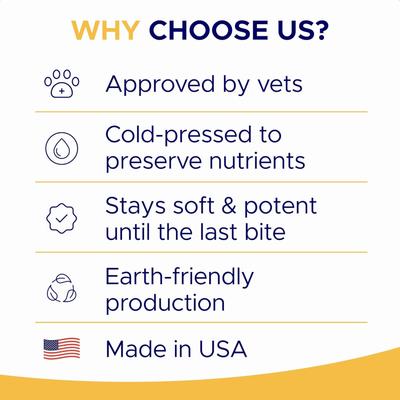 Show full view: GoodGrowlies Allergy & Itch Relief Salmon Flavored Skin & Coat Chews Supplement for Dogs, 180 count slide 5 of 10