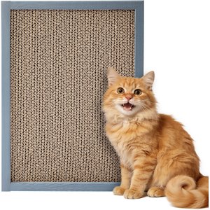 Coziwow Wall-Mounted Cat Scratcher Toy Replacement Pads, Gray, 7 count