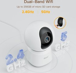 Arenti P2F WiFi Pet Camera, White, 2 count slide 2 of 9