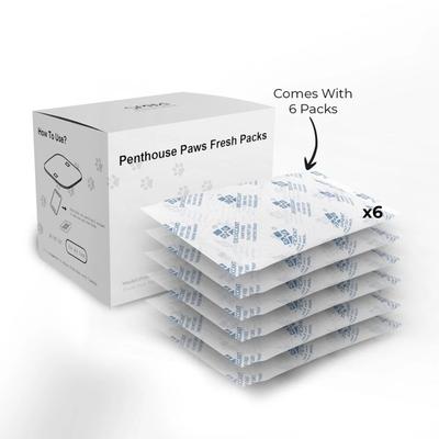 Show full view: Penthouse Paws Fresh Packs Dog & Cat Food Moisture Absorber, 6-pack, White slide 7 of 8