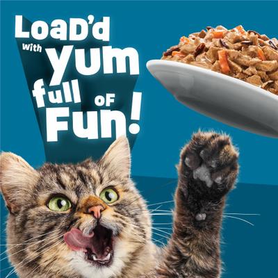 Show full view: Friskies Fully Load’d Salmon, Wild Rice, Carrots & Spinach Wet Cat Food, 5.5-oz. can, 24 count slide 6 of 10