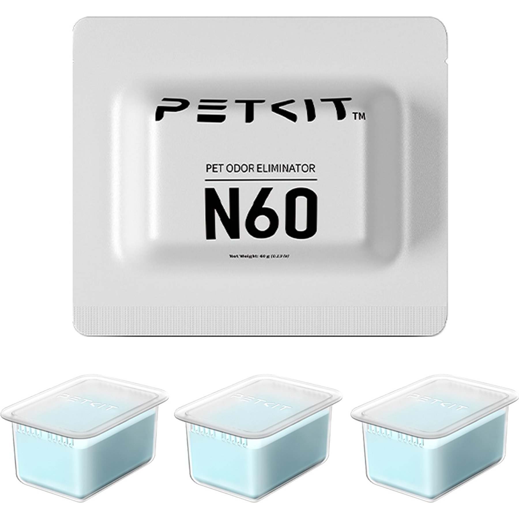 PETKIT Pet Odor Eliminator N60 Deodorizer for Purobot Series Cat Automatic Litter Box, 3 count