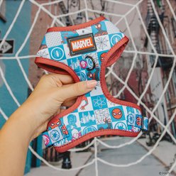 Sassy Woof Marvel's Spider-Man Dog Adjustable Harness, XX-Large: 25 to 37-in chest slide 2 of 7