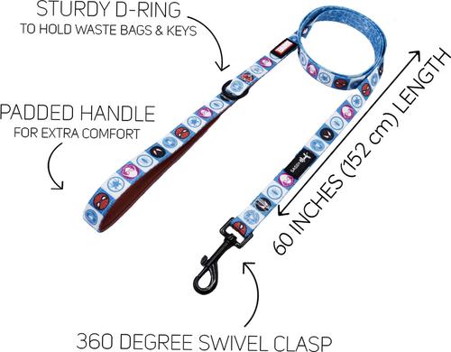 Show full view: Sassy Woof Marvel’s Spider-Man Dog Harness & Leash, XX-Large slide 5 of 9