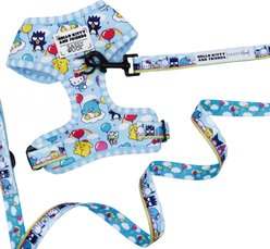 Sassy Woof Hello Kitty & Friends In the Sky Dog Harness & Leash, XX-Small