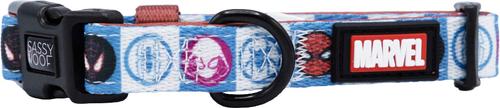 Show full view: Sassy Woof Marvel’s Spider-Man Dog Collar, Large: 26-in neck slide 3 of 7