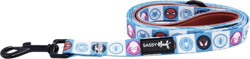 Show full view: Sassy Woof Marvel’s Spider-Man Dog Leash, 5-ft long, 4/5-in wide slide 2 of 7