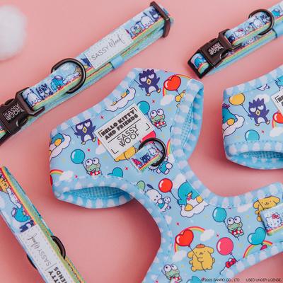 Show full view: Sassy Woof Hello Kitty & Friends In the Sky Adjustable Dog Harness, Small: 16 to 21-in chest slide 6 of 8