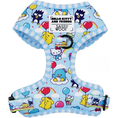 Sassy Woof Sassy Woof Hello Kitty & Friends In the Sky Adjustable Dog Harness, X-Small: 14 to 19-in chest