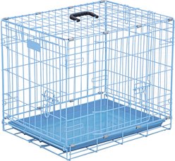 Win World Dog & Cat Crate, Small, Blue