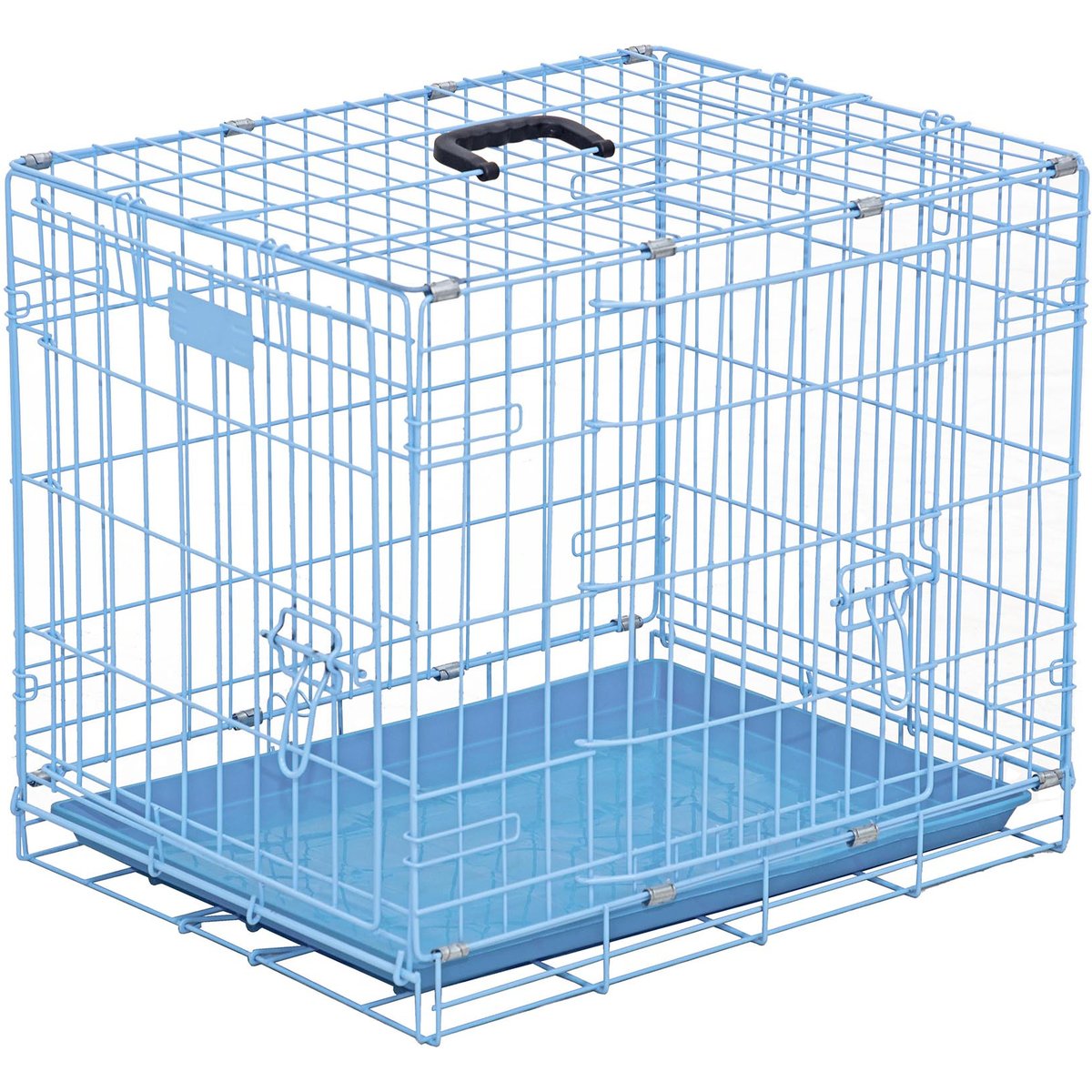 Win World Dog & Cat Crate, Small, Blue