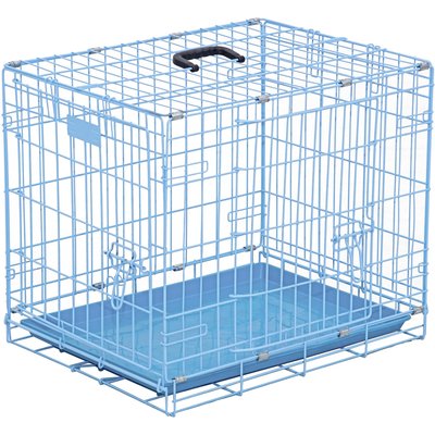 Win World Win World Dog & Cat Crate, Small, Blue