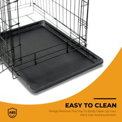 Win World Dog & Cat Crate, Small, Black slide 2 of 7