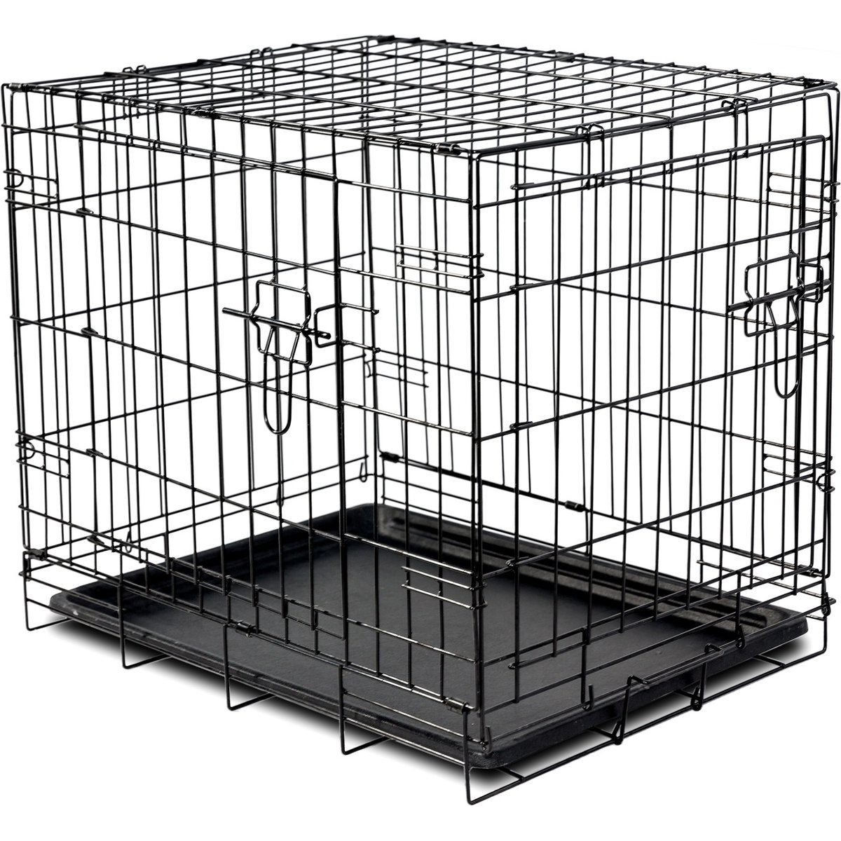 Win World Dog & Cat Crate, Small, Black