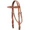 Show in main carousel: Tahoe Tack High Country Western Browband Headstall with Spots Opulent Leather, Tan, Full Horse Large slide 1 of 2