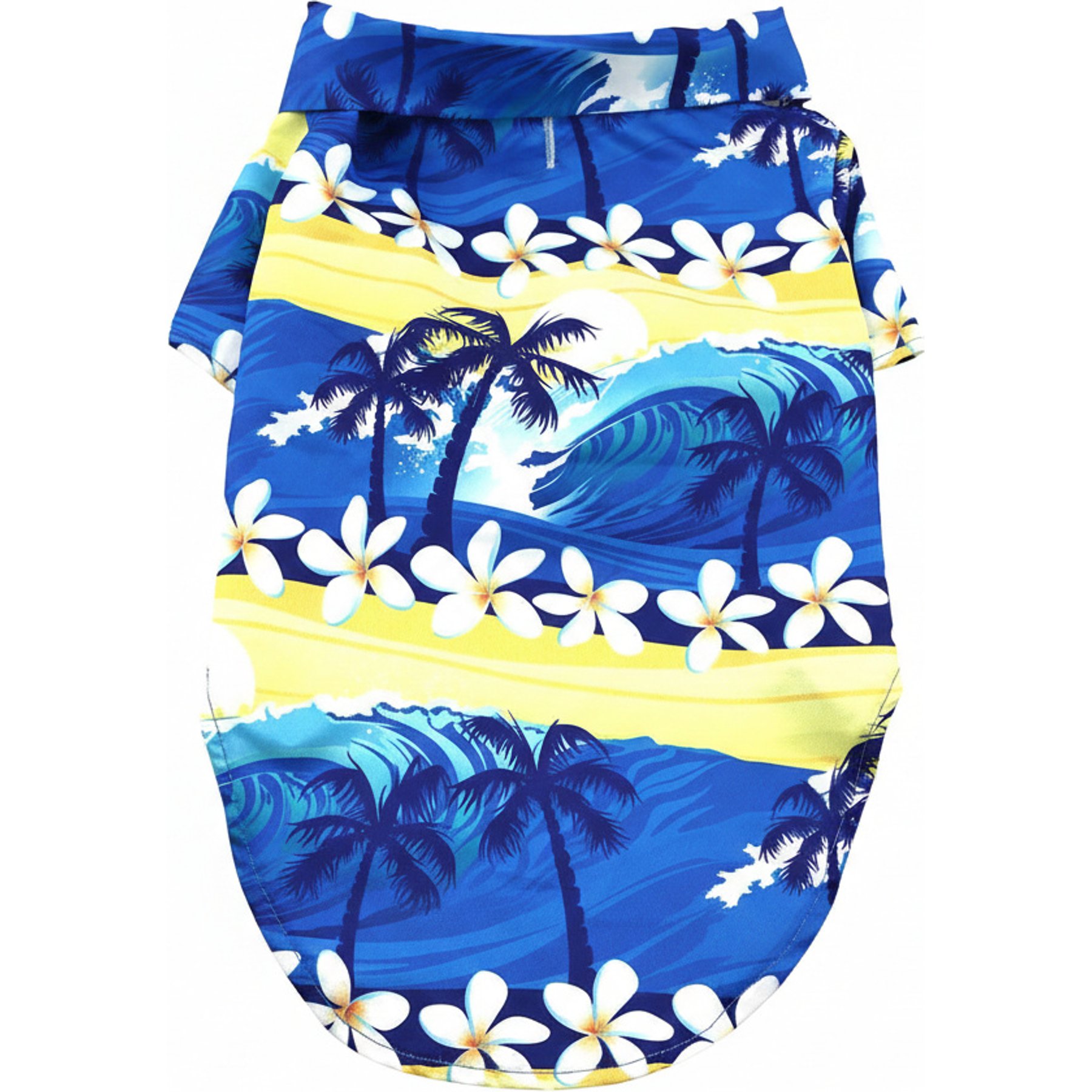 Doggie Design Hawaiian Camp Dog Shirt, Catching Waves, XX-Small