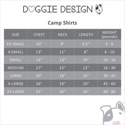 Doggie Design Hawaiian Camp Dog Shirt, Catching Waves, Small slide 2 of 4