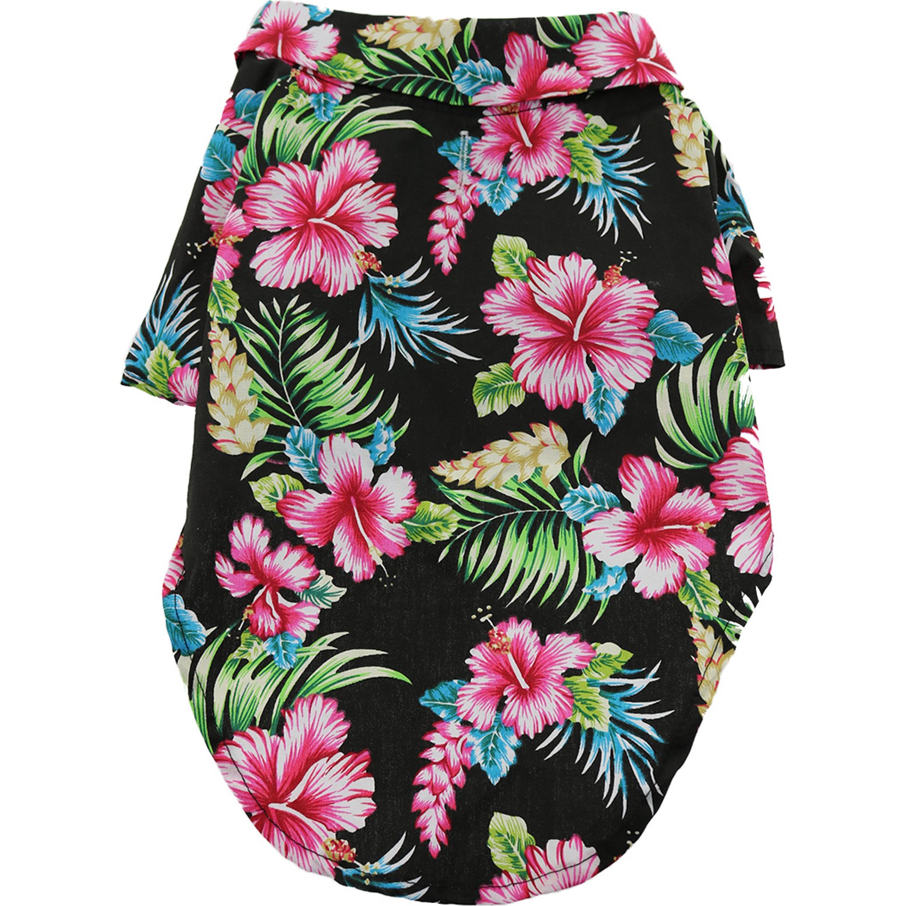 Doggie Design Hawaiian Camp Dog Shirt, Paradise Nights, X-Small